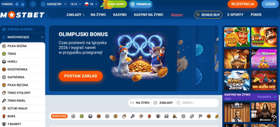 Mostbet Polska - zakłady sportowe i kasyno Mostbet.pl